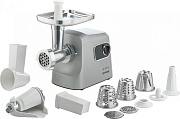 Мясорубка Gorenje MG2500DS (2500 Вт/ 2.8 кг/мин/ корпус - металл, пластик / лоток - металл / реверс / 6 насадок / серый)
