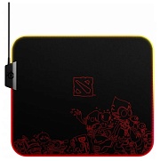 Коврик для мыши SteelSeries QcK Prism Cloth Dota 2 Edition (63832), 320x270x4mm Чёрный