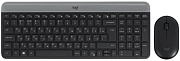 Беспроводной комплект клавиатура+мышь Logitech MK470, (Полноразмерная/1000 dpi/2.4), Черная 