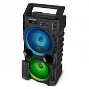 RFB Беспроводная портативная колонка SVEN PS-440 / 20W / TWS / microSD / USB / FM / Bluetooth / Батарея 2*2000mAh / LED подсветка 