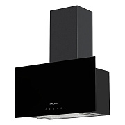 Вытяжка каминная KRONA CLEMENTINA 600 black S (1365 м³/ч / 230 Вт / LED лампа 2x2 Вт / ширина - 59.6 см / чёрный / стекло)