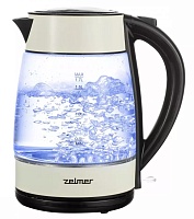 Чайник Zelmer ZCK8011I (2200Вт / 1,7л / стекло/бежевый) Бежевый