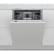 Машина посудомоечная встраиваемая 60 см Whirlpool WKCIO 3T133 PFE (14 комплектов / 3 полки / расход воды - 9.5 л / Луч на полу / PowerClean Pro /А+++) Белый