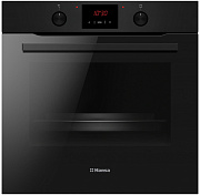 Духовой шкаф Hansa BOES68421 (77 л / до 250 °C / Чёрный / Катализ / Гриль / SoftSteam / Телескоп. направляющие (x1) / А)