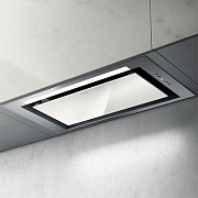 Вытяжка полновстраиваемая Elica Hidden 2.0 IXGL/A/52 (1300 м³/ч / 280 Вт / LED освещение 1x7 Вт / ширина - 51.4 см / белое стекло + нерж.)