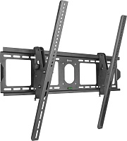 Кронштейн для ТВ ONKRON UT4 чёрный, для 55"-100", наклон 15°, нагрузка до 75 кг, расстояние до стены 78 мм