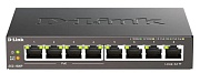 Коммутатор D-LINK  DGS-1008P/F3A 8-портовый неуправляемый настольный коммутатор с 8 портами PoE 