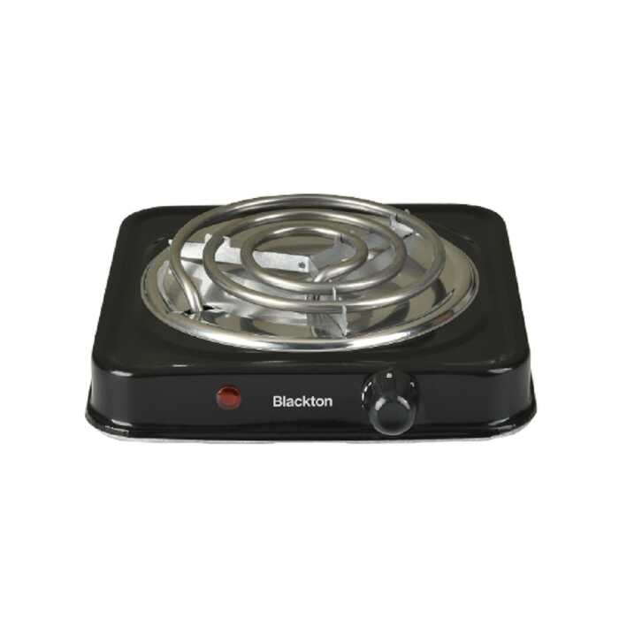 Плитка электрическая BLACKTON BT HP102B (1 конфорка / нержавеющая сталь / спираль / мощность 1000 Вт / черный)