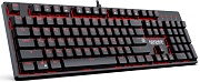 Клавиатура игровая механическая проводная Defender QUEST GK-596, USB, черный Чёрный
