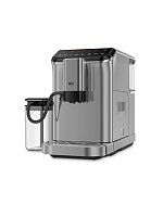 Кофемашина BQ CM6000 (используемый кофе - зерновой / 1350 Вт / 1.5 л / автоматический капучинатор / 4 напитка) Нержавеющая сталь