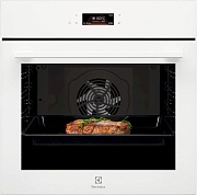 Духовой шкаф Electrolux LOE8F38V (MealAssist 700 / 72 л / до 300°C / Белый, стекло / Катализ / телескопич. напр.(x1) / SoftClose)