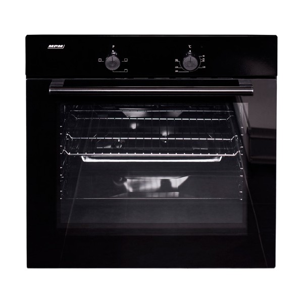 Духовой шкаф MPM MPM-63-BO-12 (66 л / до 240 °C / Чёрное стекло / съемные направляющие / А)
