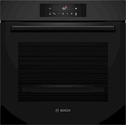 Духовой шкаф Bosch HBA572EM3 (Serie4 / 71 л / до 275 °C / Чёрное стекло / Гриль / телескоп. направляющие(x1) / Пиролиз / Touch Control / SoftClose)