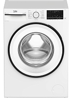 Стиральная машина Beko B3WFR56H2WWB (44,6см / 6,5кг / 1200об / пар SteamCure™ / HomeWhiz®(Bluetooth) / Инверторный мотор ProSmart™ / A) Белый