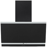 Вытяжка наклонная KRONA IRMA A 600 black S (1300 м³/ч / 210 Вт / LED освещение 2x1 Вт / ширина - 59.5 см / таймер / чёрное стекло) Чёрный