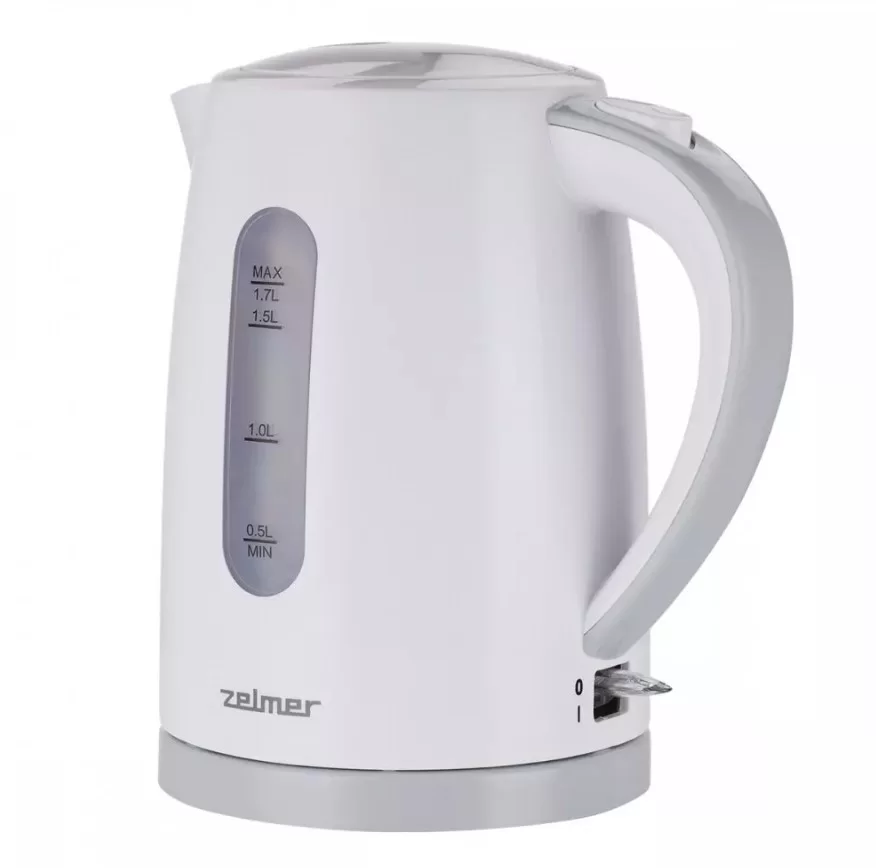Чайник Zelmer ZCK7616S (2200Вт / 1,7л / пластик/ белый)-0