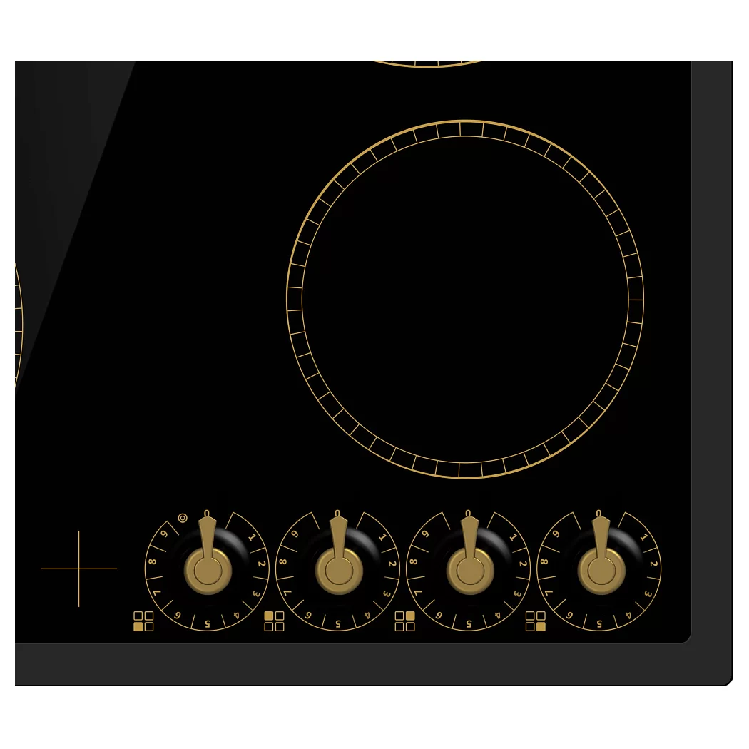 Поверхность электрическая Gorenje EC642CLB (Classico / черный / стеклокерамика / PowerBoost)-3