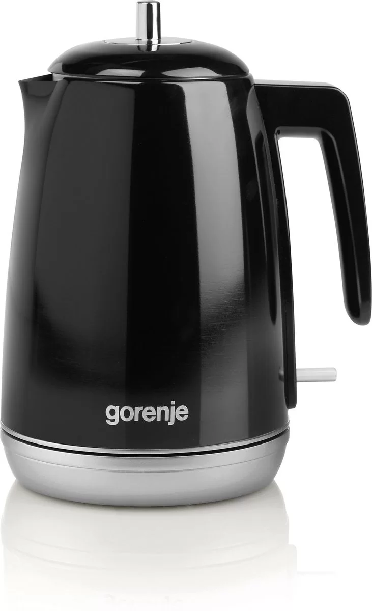 Чайник Gorenje K15RLBK (2200Вт / 1,7л / металл/пластик / черный)-0