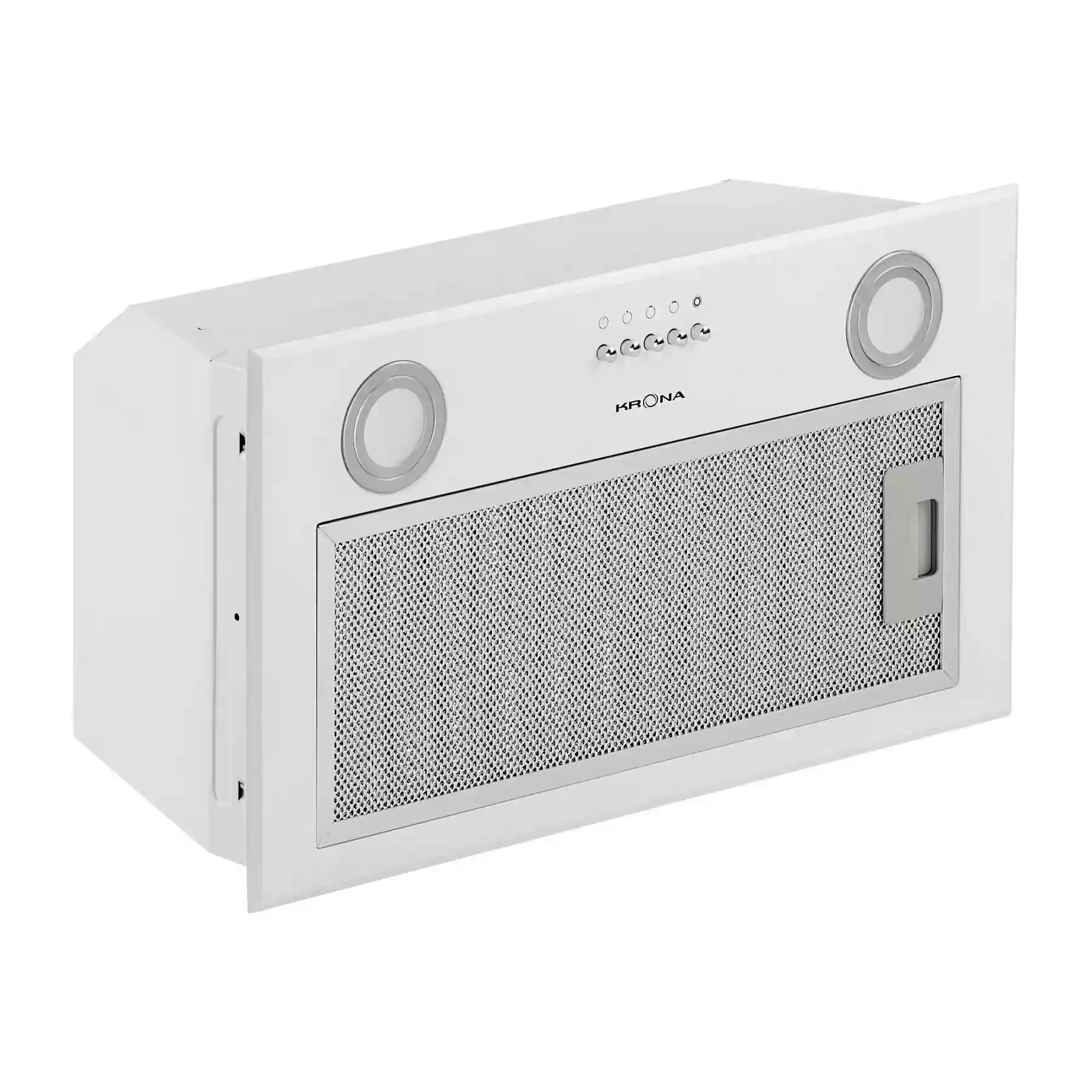 Вытяжка полновстраиваемая KRONA Asta 600 white PB (633 м³/ч / 65 Вт / LED освещение 2x1,5 Вт/ ширина - 60 см / белая)-0