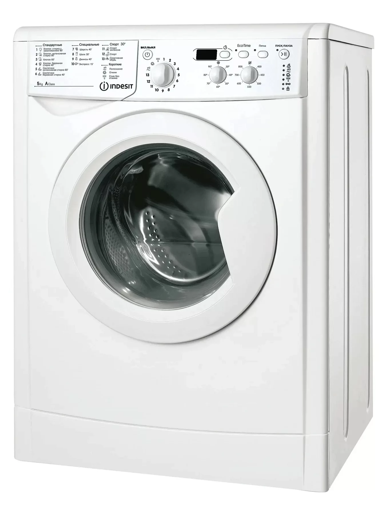 DSP Стиральная машина Indesit IWSD 51051 CIS (42 см / 5кг / 1000об / Eco Time / A)-0