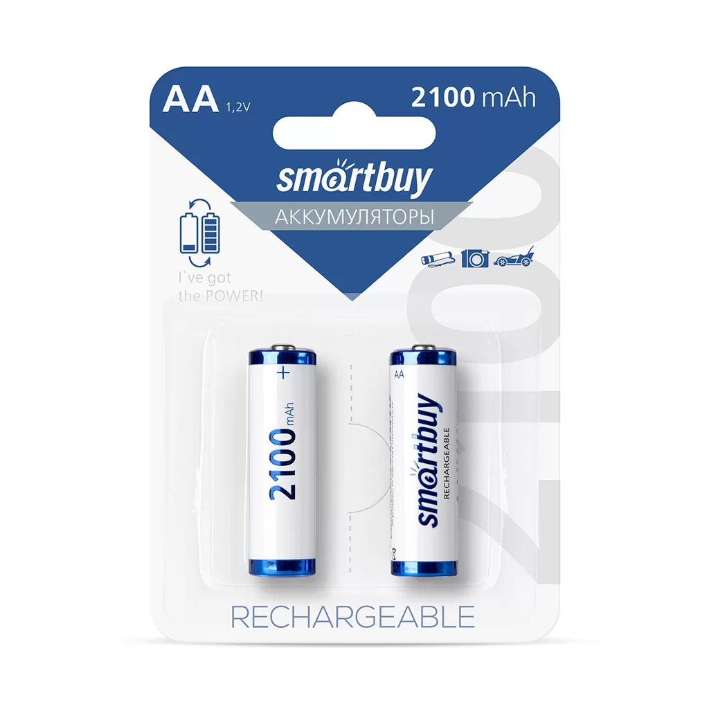 Аккумулятор BL2 R6 2100mAh Smartbuy BL-2 (аккум-р 1.2В) SSBBR-2A02BL2100-0