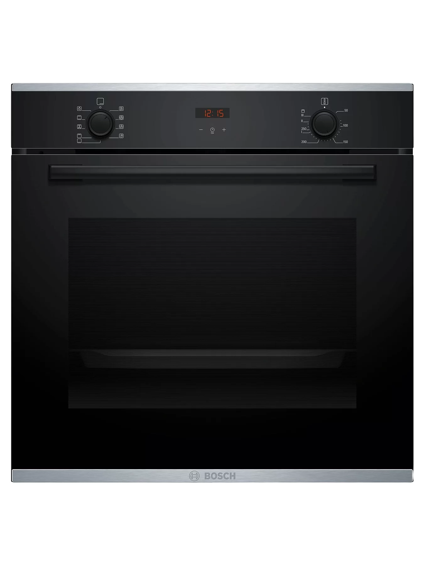 Духовой шкаф Bosch HBA214EB3 (Serie4 / 71 л / до 275 °C / Чёрное стекло / Гриль / телескоп. направляющие(x1) / Гидролиз / A+)-0