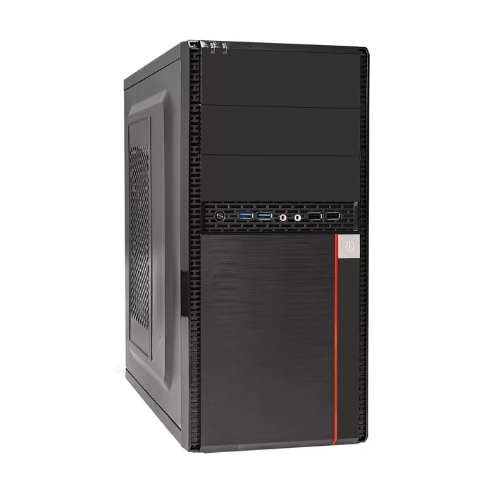 DSP Корпус ExeGate BA-204U-AA500 (mATX, 2*5,25",1*3.5", 1*2.5" БП AA500 с вент. 8см, 2*USB+2*USB3.0, аудио, черный), EX284038RUS-0