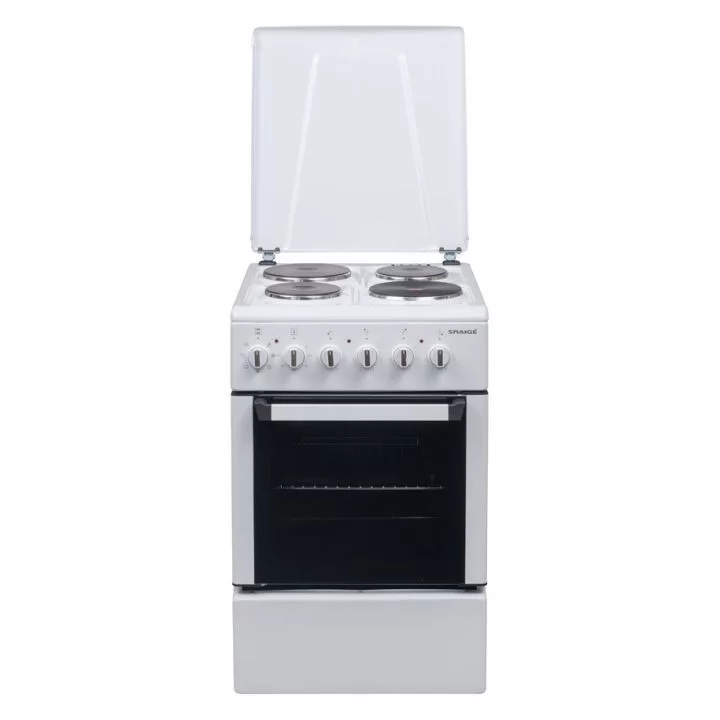 Плита электрическая Snaige FF-5043MXZW (Белая / духовка - 52 л)-0