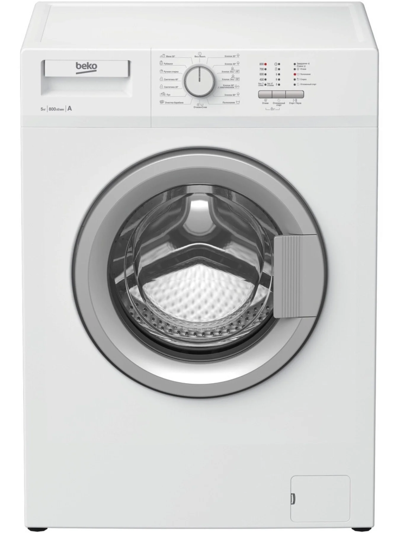 Стиральная машина Beko WRS54P1BSW (35-36.5см / 5кг / 800об / A)-0