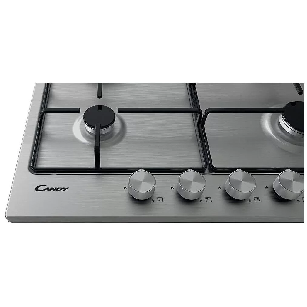 Поверхность газовая Candy CHW6BR4WPX (Moderna / Нерж / Сталь)-4