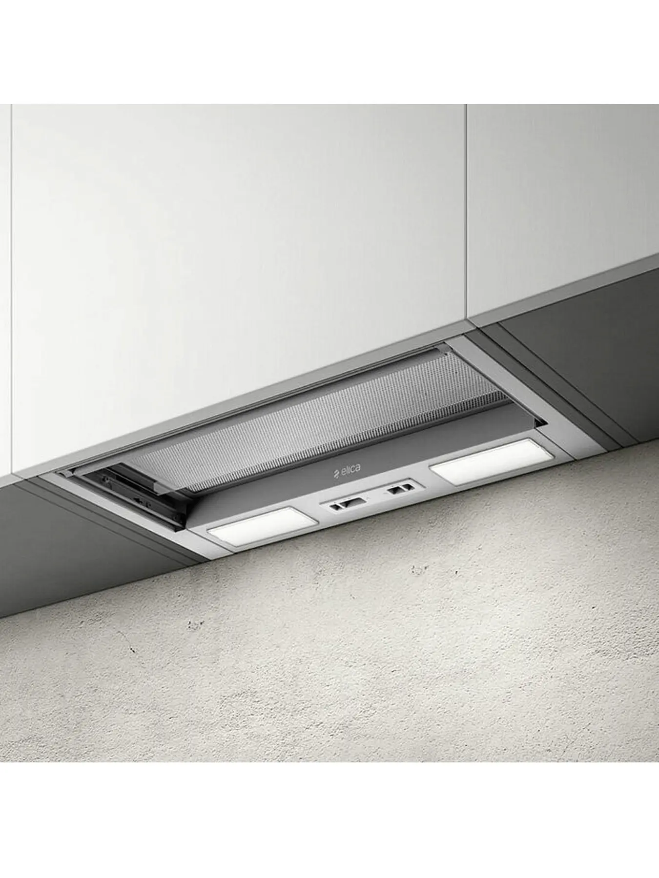 Вытяжка полновстраиваемая Elica CIAK 2.0 GR/A/60 (550 м³/ч / 121 Вт / LED освещение 2x3 Вт / ширина - 56,4 см / нерж. сталь)-0