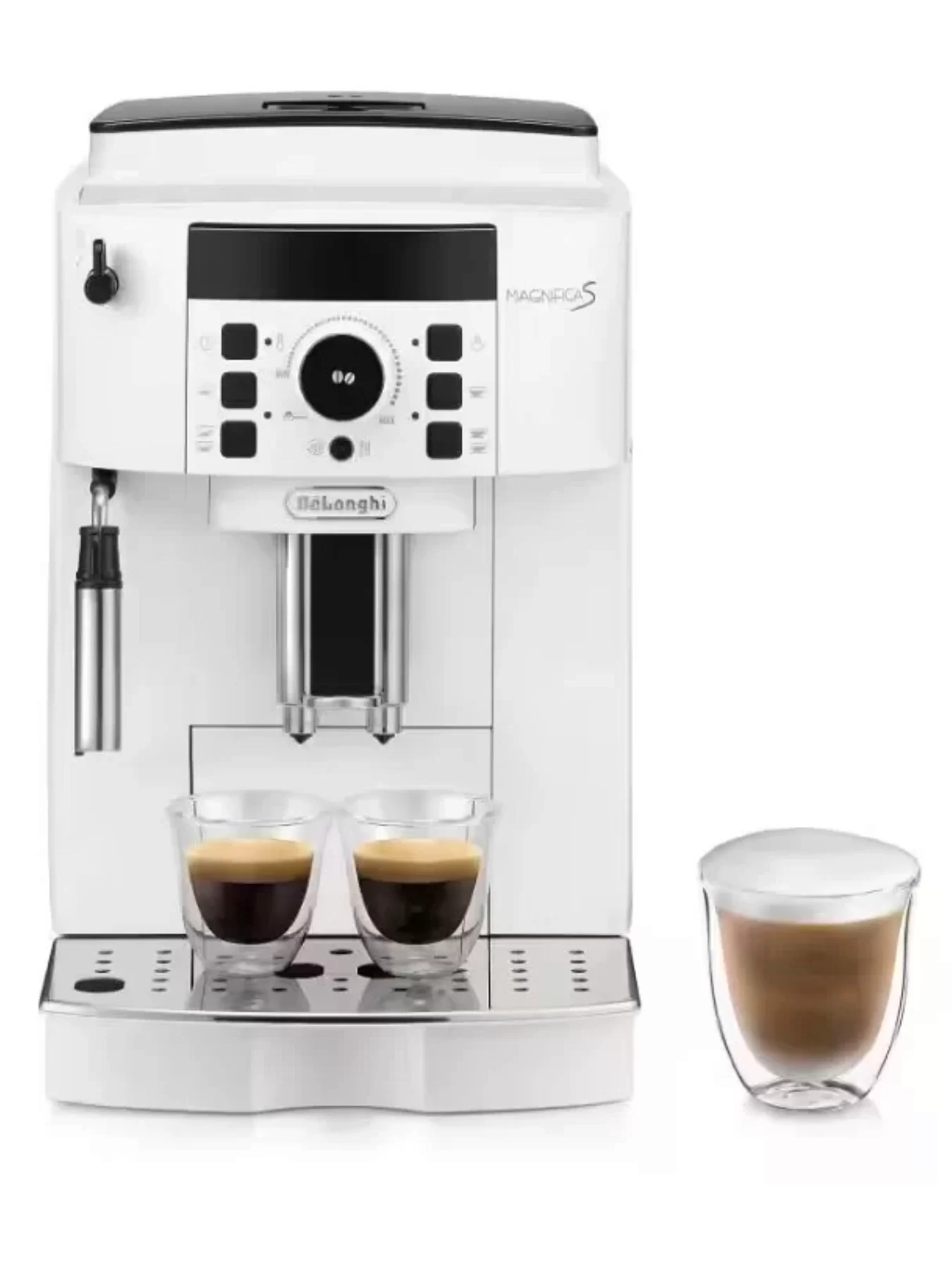 Кофемашина DeLonghi Magnifica S ECAM21.117.W (кофе зерновой, молотый/ 1450 Вт/ 1.8 л/ капучинатор/ 2 напитка)-0