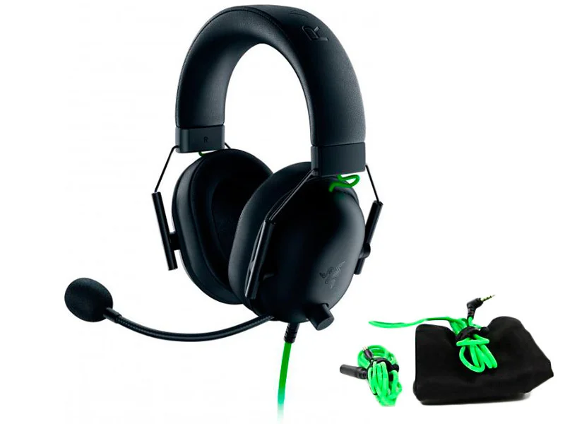 Игровые наушники с микрофоном Razer BlackShark V2 X, Черные-0