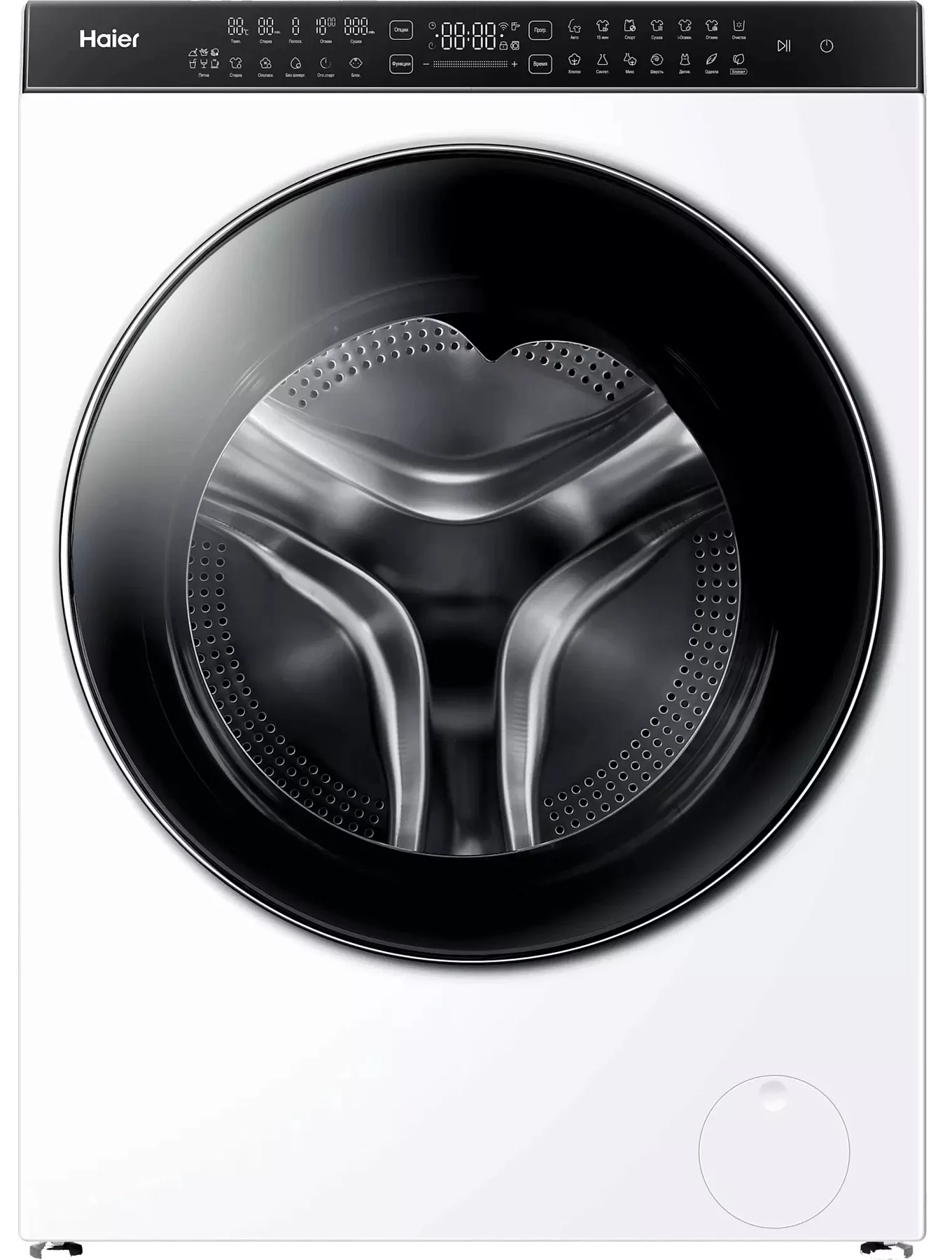 Стирально-сушильная машина Haier HWD100-BD1499U1 (55.3см / 10/6кг / 1400об / пар / Direct Motion / Smart Dual Spray / Auto Dosing / Drum Light)-0