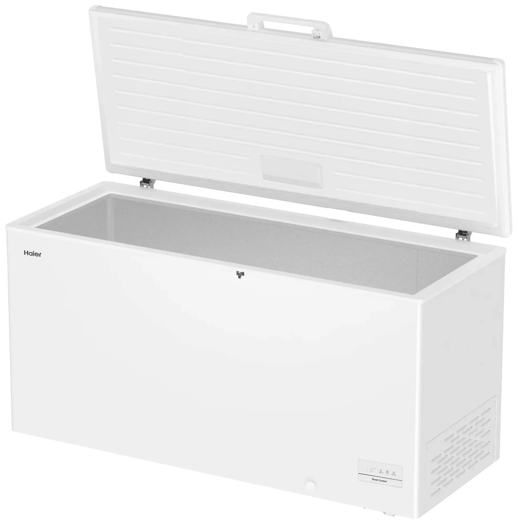 Морозильный ларь Haier HCE380RF (Объем - 380 л / Высота - 84,5 см / Ширина - 124 см / A+ / Белый / статическая система)-0