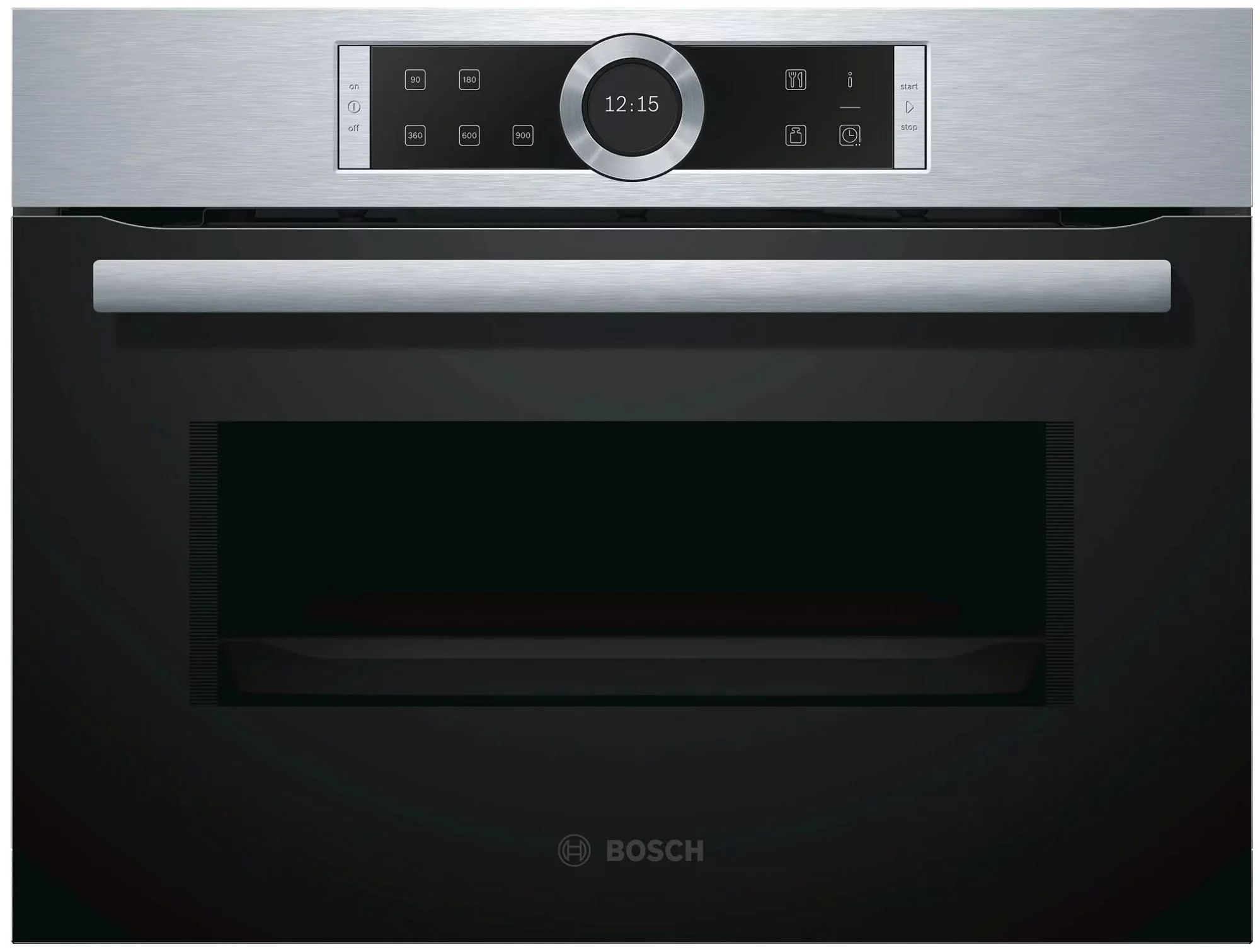 DSP Микроволновая печь встраиваемая Bosch CFA634GS1 (Serie8 / нерж / 36л / ширина - 59,5 см / 900Вт / AutoPilot)-0