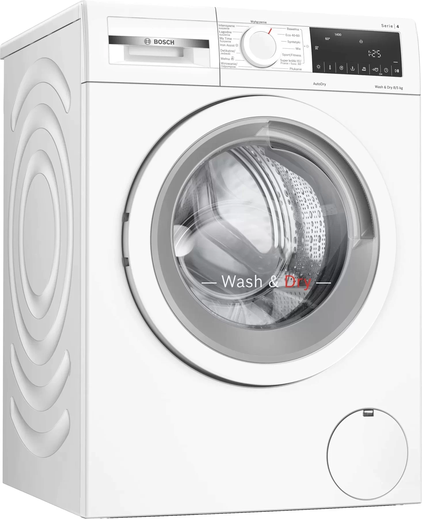 Стирально-сушильная машина Bosch WNA13401PL (Serie4 / 59см / 8/5кг /1400об / пар /SpeedPerfect / ActiveWater Plus / EcoSilence Drive / VarioDrum / A+)-0