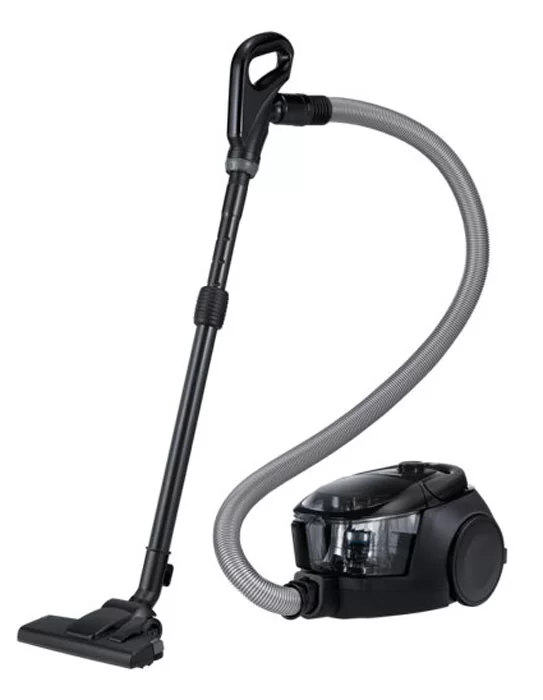 Пылесос Samsung VC18M3160VG (1800/380 Вт, контейнер, 2л, серый, Anti-tangle turbine, ручка Easy Grip, турбощетка)-0