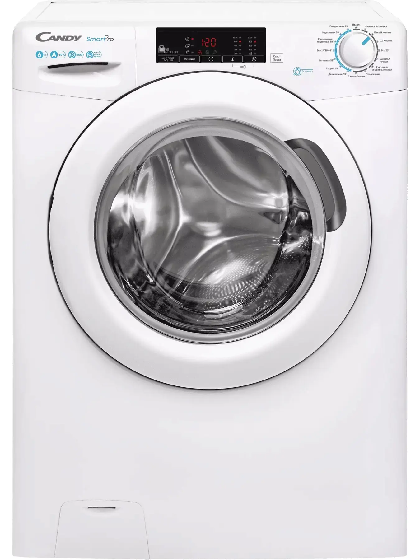 Стиральная машина Candy Smart Pro CSO34 106T1/2-07 (34-40.2см / 6кг / 1000об / Пар / A)-0
