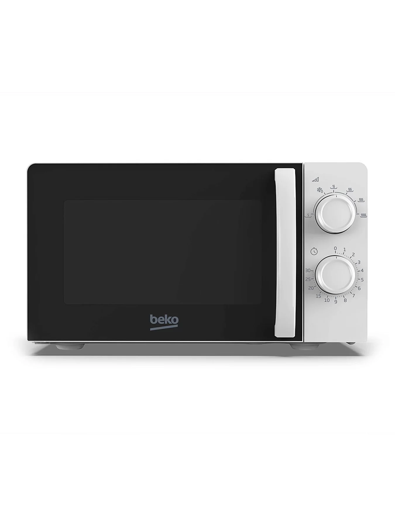 Микроволновая печь Beko MOC20100W1 (20 л, 700 Вт, поворотные переключатели, черный)-0