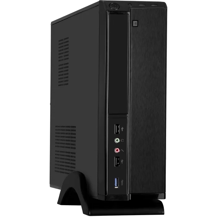 DSP Корпус ExeGate MI-207U (mini-ITX/mATX,95*285*355mm 1*5.25ext,3*2.5int без БП, 2*USB2,1USB3, аудио, черный) EX288781RUS-0