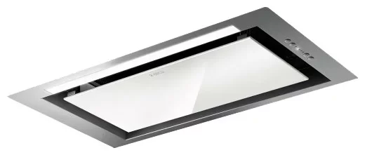 Вытяжка полновстраиваемая Elica Hidden 2.0 IXGL/A/52 (1300 м³/ч / 280 Вт / LED освещение 1x7 Вт / ширина - 52.4 см / белое стекло + нерж.)-0