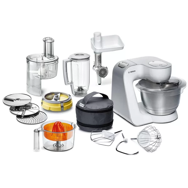 Кухонный комбайн Bosch MUM54251 (900Вт / 3.9л / блендер, соковыжималка, мясорубка, терка, венчик) -0