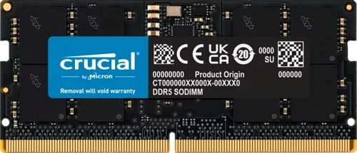Память DDR5 SODIMM 16Gb 5200MHz Crucial CT16G52C42S5-0