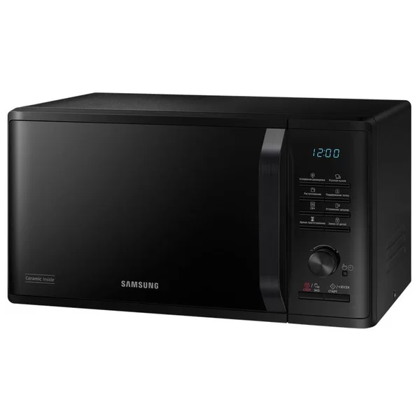 Микроволновая печь Samsung MS23K3515AK (23 л, 800 Вт, переключатели поворотный механизм, кнопки, дисплей, черный)-0