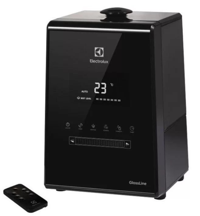 Увлажнитель воздуха ультразвуковой Electrolux EHU-3610D (110 Вт, 30 м², объем 5.3 л, 500 мл/ч, черный)-0