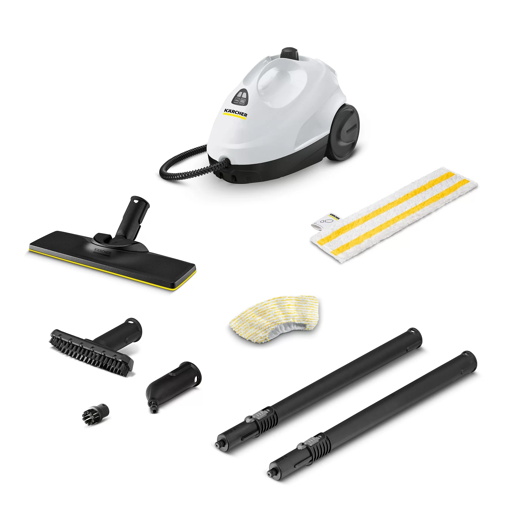 Пароочиститель Karcher SC 2 EasyFix (напольный/ 1500 Вт/ бак - 1000 мл, 40 г/мин/ 3.2 Бар)-0