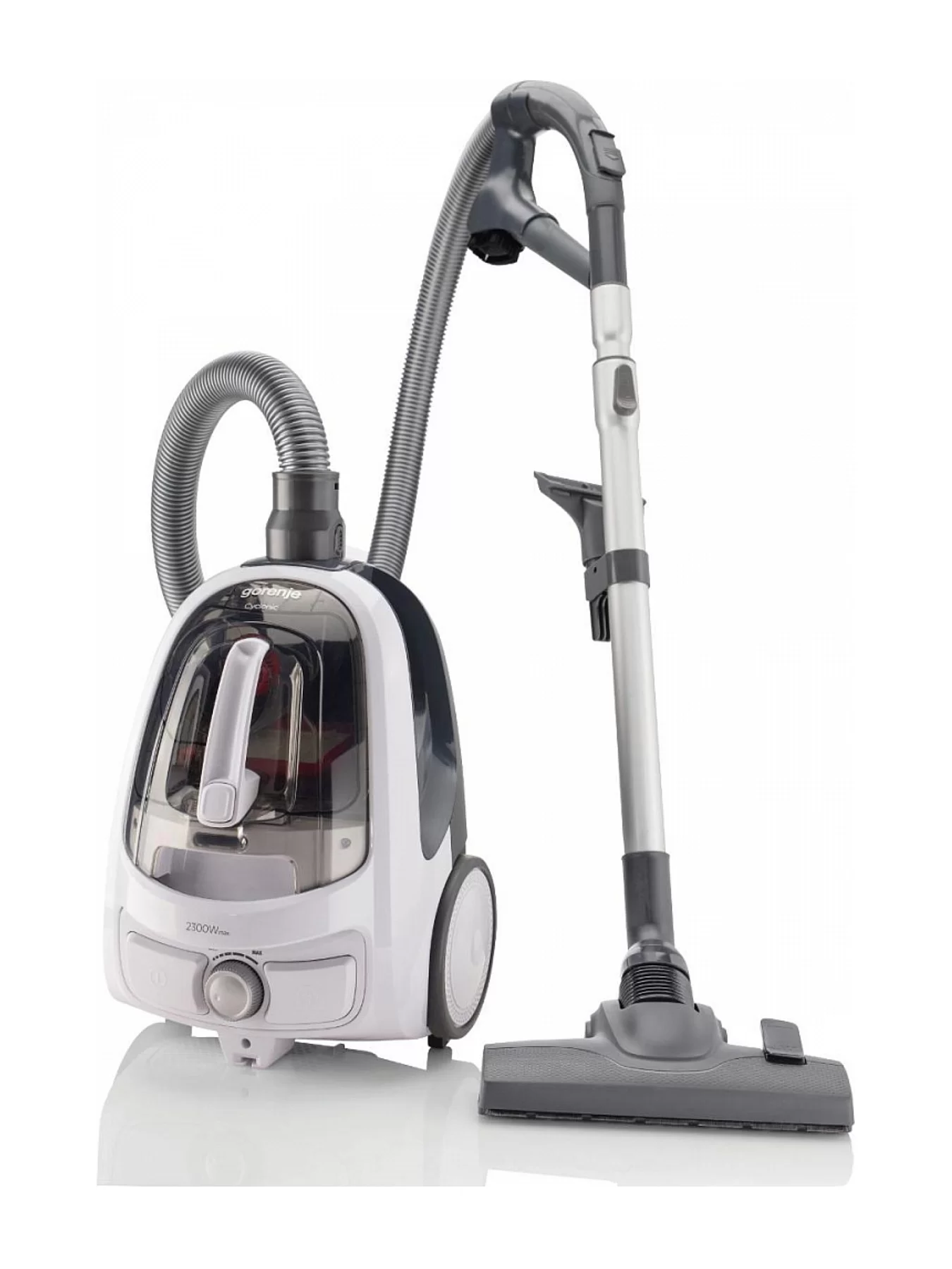 Пылесос Gorenje VC2301SPWCY (2300/400Вт, контейнер 1,7л, белый)-0