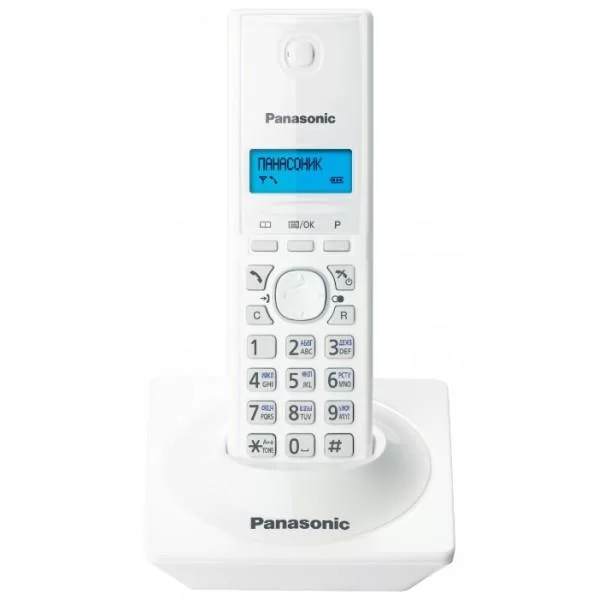 Телефон Panasonic KX-TG1711RUW белый-0
