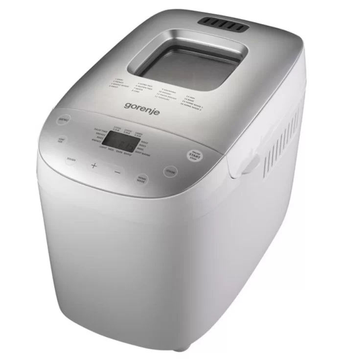 Хлебопечь Gorenje BM1600WG (850 Вт, 16 программ, вес выпечки 1,6 кг, таймер 15 ч, корпус пластик)-0